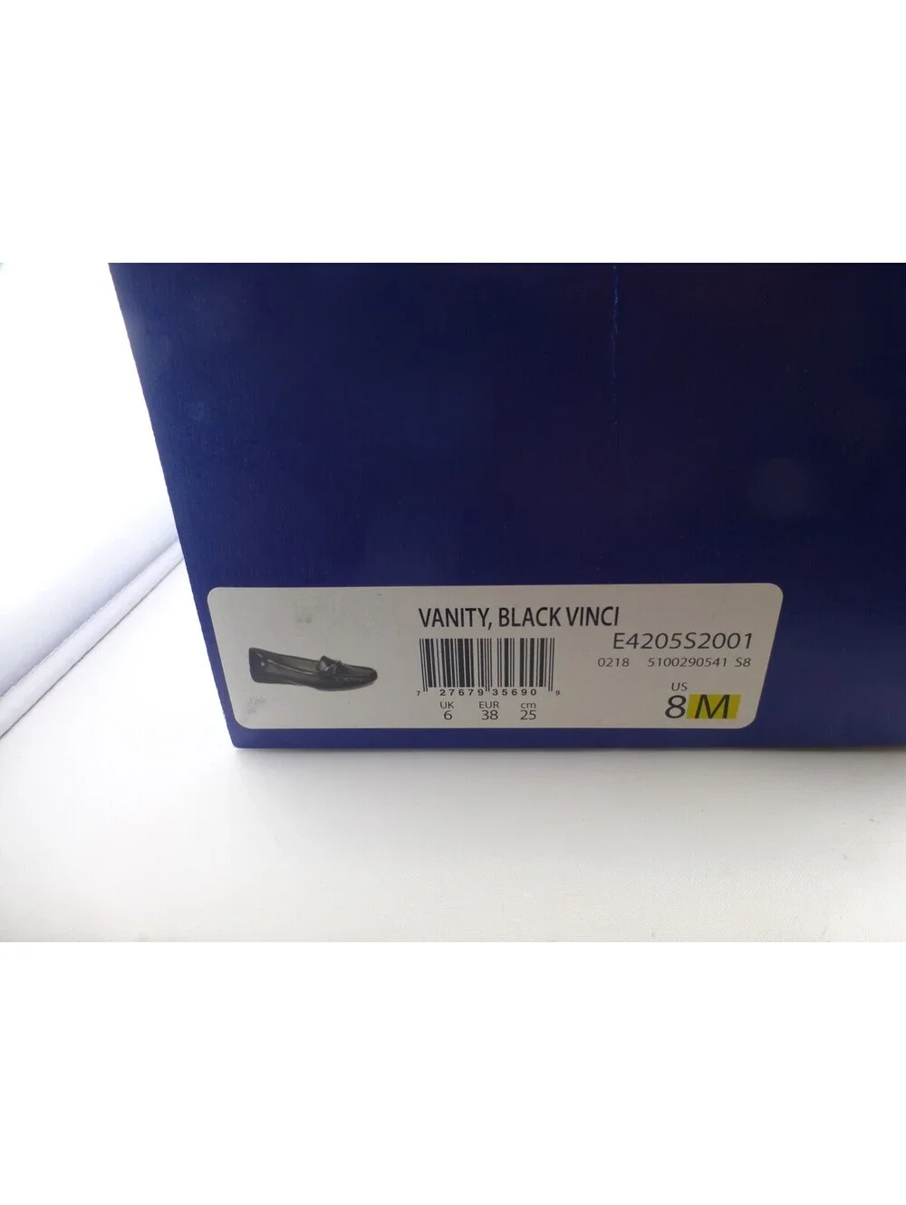 Life Stride Velocity Vanity Black Loafer Flats Women's US 8M Memory Foam M11